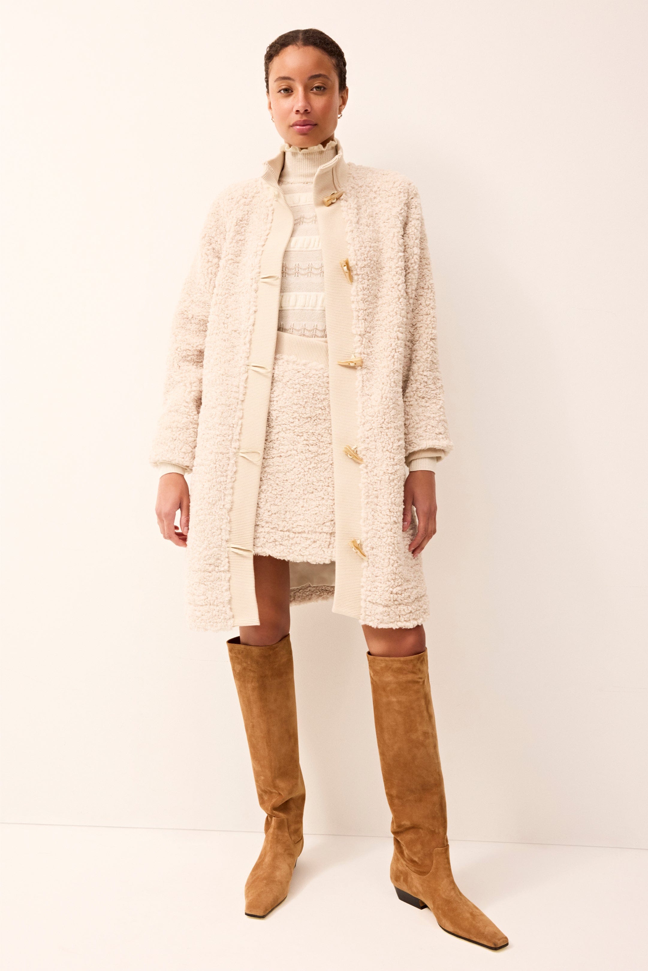 Marie Oliver OUTERWEAR-COAT-LONG-WOVEN-SOLID ANGELINA COAT