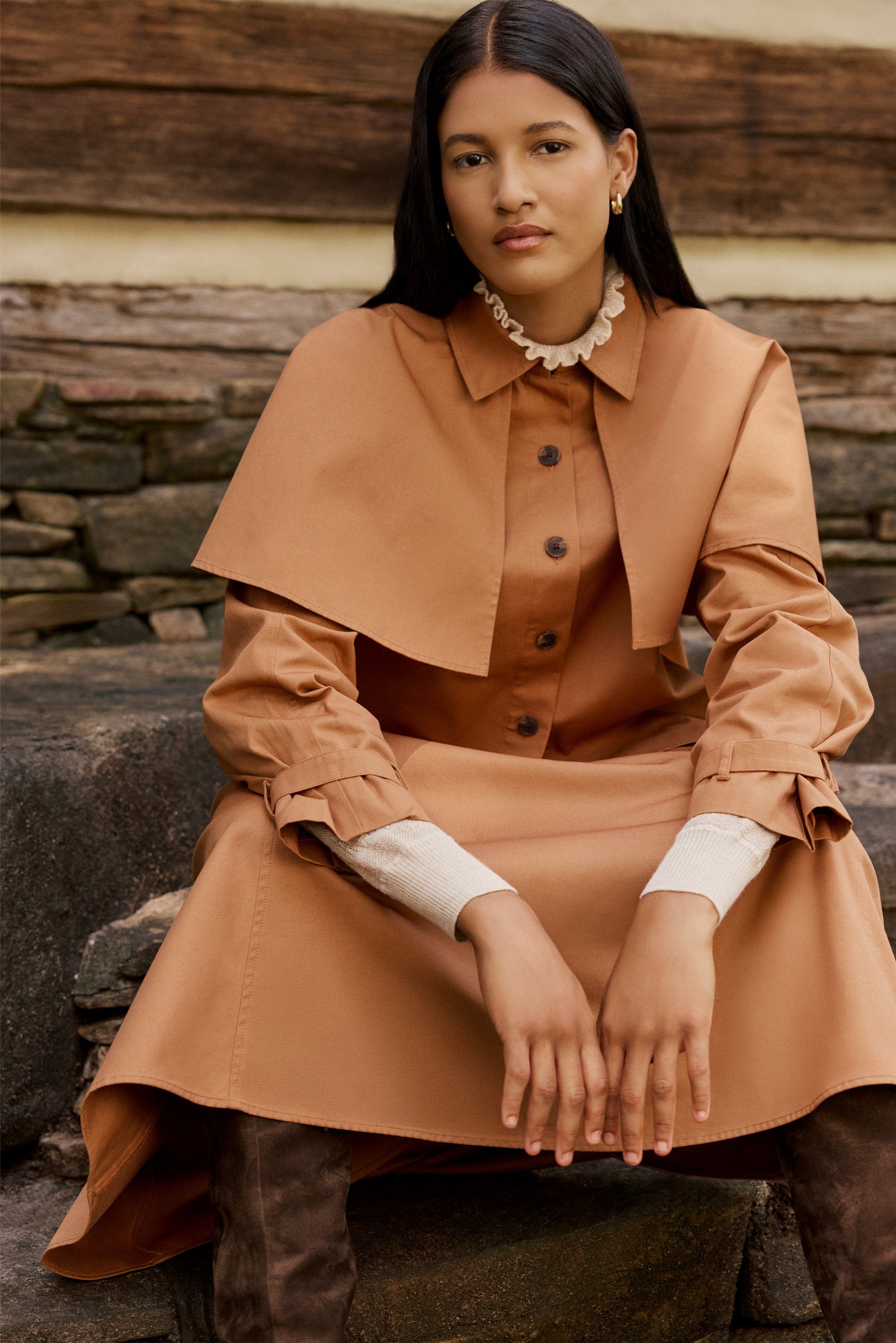 Marie Oliver OUTERWEAR-TRENCH-LONG ETHRIDGE TRENCH