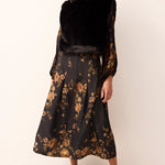 Marie Oliver OUTERWEAR-VEST-SLVS-WOVEN-NOVELTY BLACK / One Size CORDELIA POPOVER