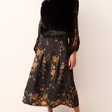 Marie Oliver OUTERWEAR-VEST-SLVS-WOVEN-NOVELTY BLACK / One Size CORDELIA POPOVER