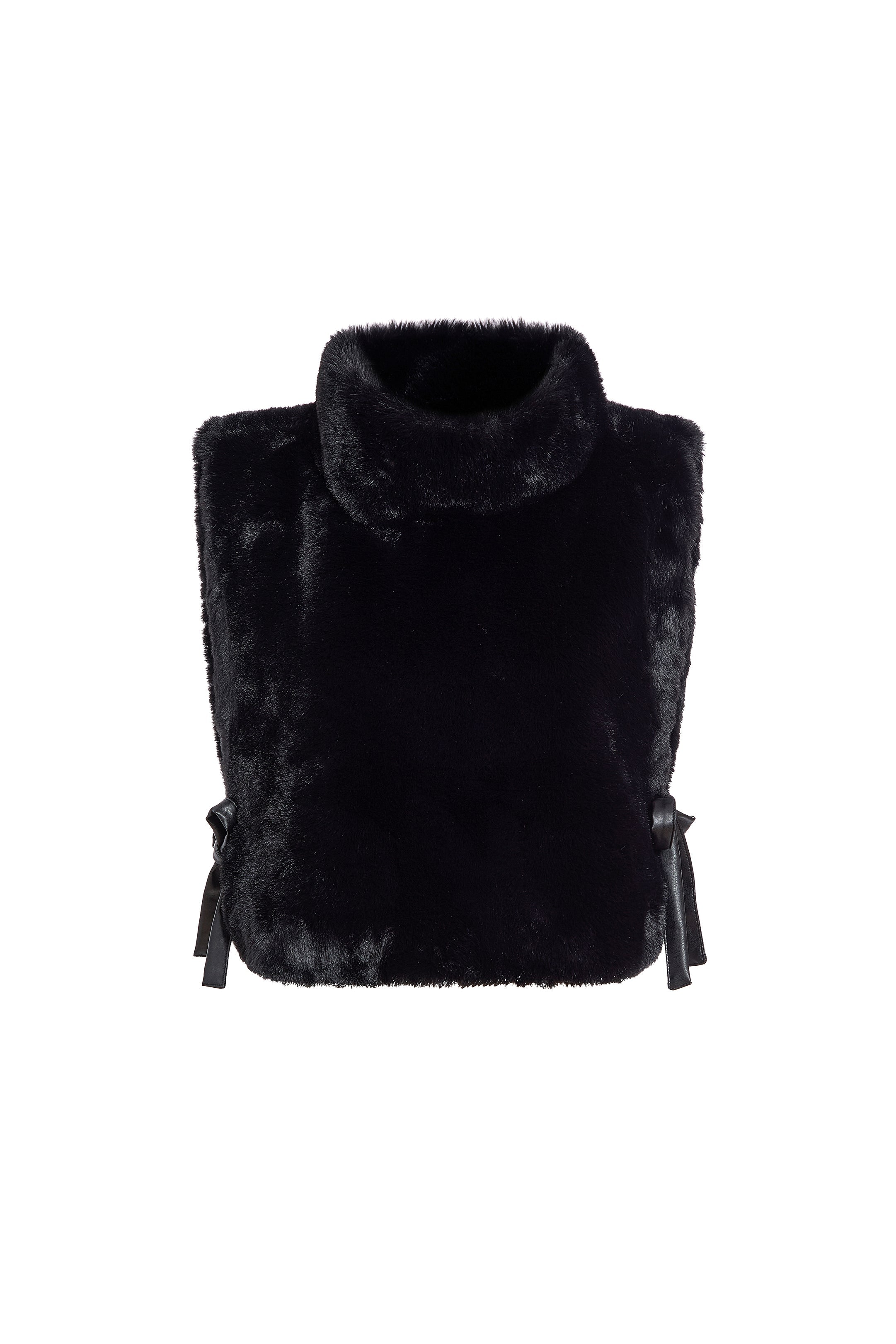 Marie Oliver OUTERWEAR-VEST-SLVS-WOVEN-NOVELTY BLACK / One Size CORDELIA POPOVER