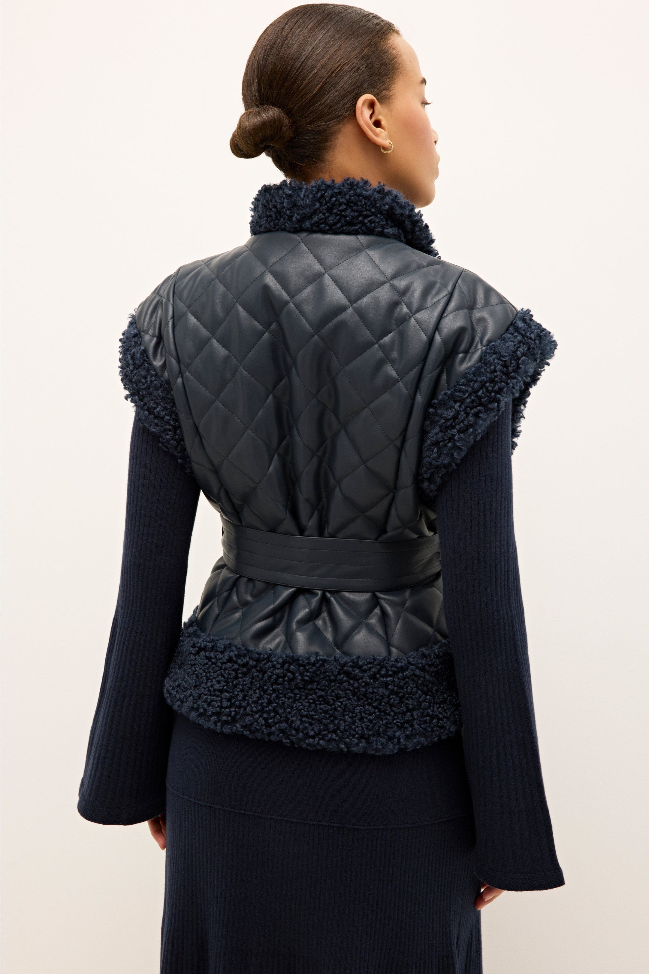 Marie Oliver OUTERWEAR-VEST-SLVS-WOVEN-SOLID Beatrice Vest