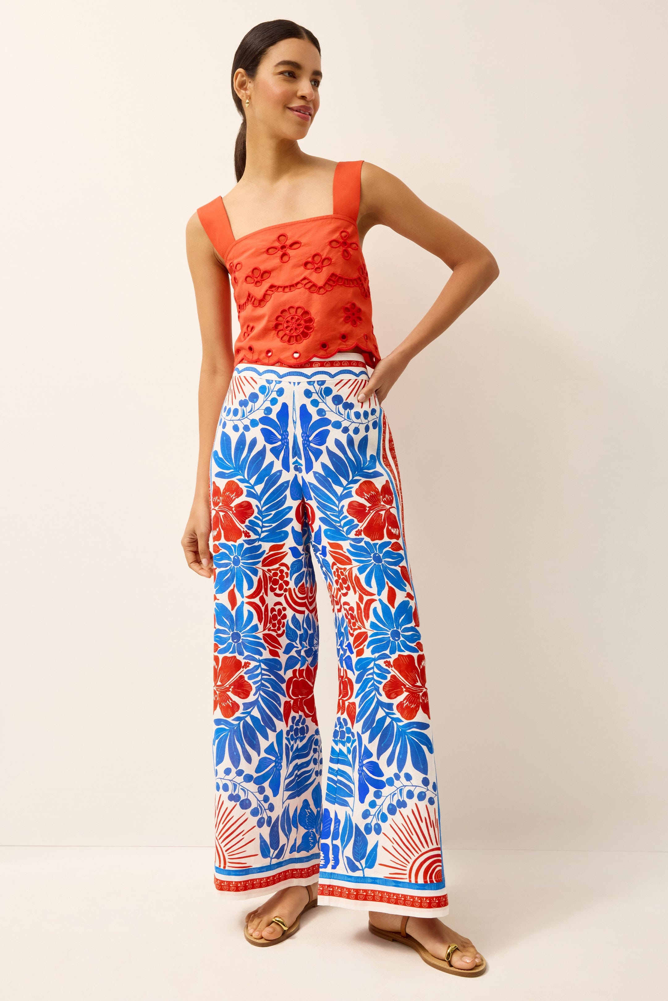 Marie Oliver PANTS-TROUSER-WOVEN-PRINT BENNETT PANT