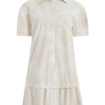 Marie Oliver SHORT DRESS-SS-WVN-PRINT Camp Dress