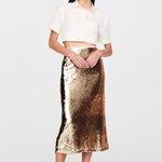 Marie Oliver SKIRT-MAXI-KNIT-NOVELTY WRAY SKIRT