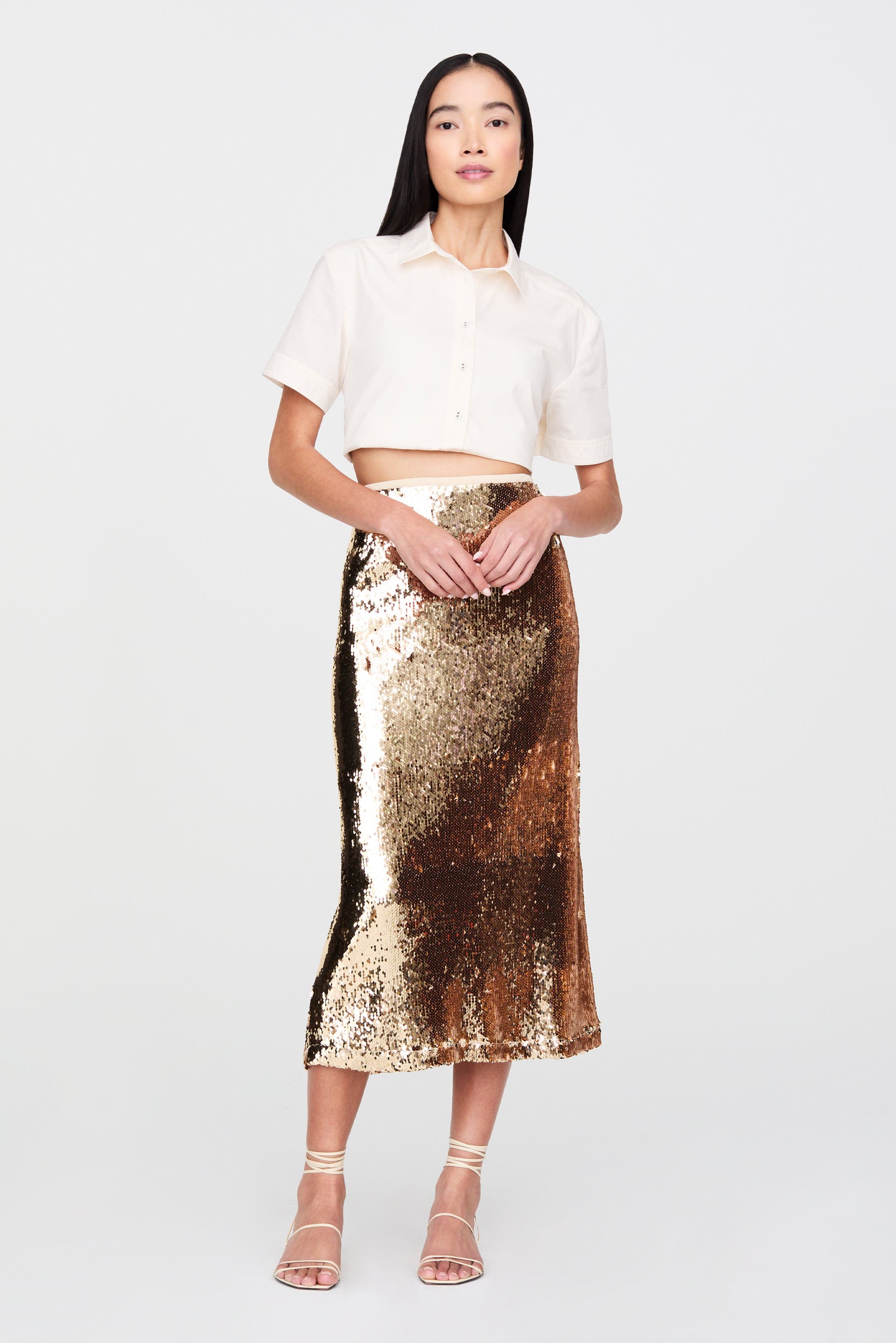 Marie Oliver SKIRT-MAXI-KNIT-NOVELTY WRAY SKIRT