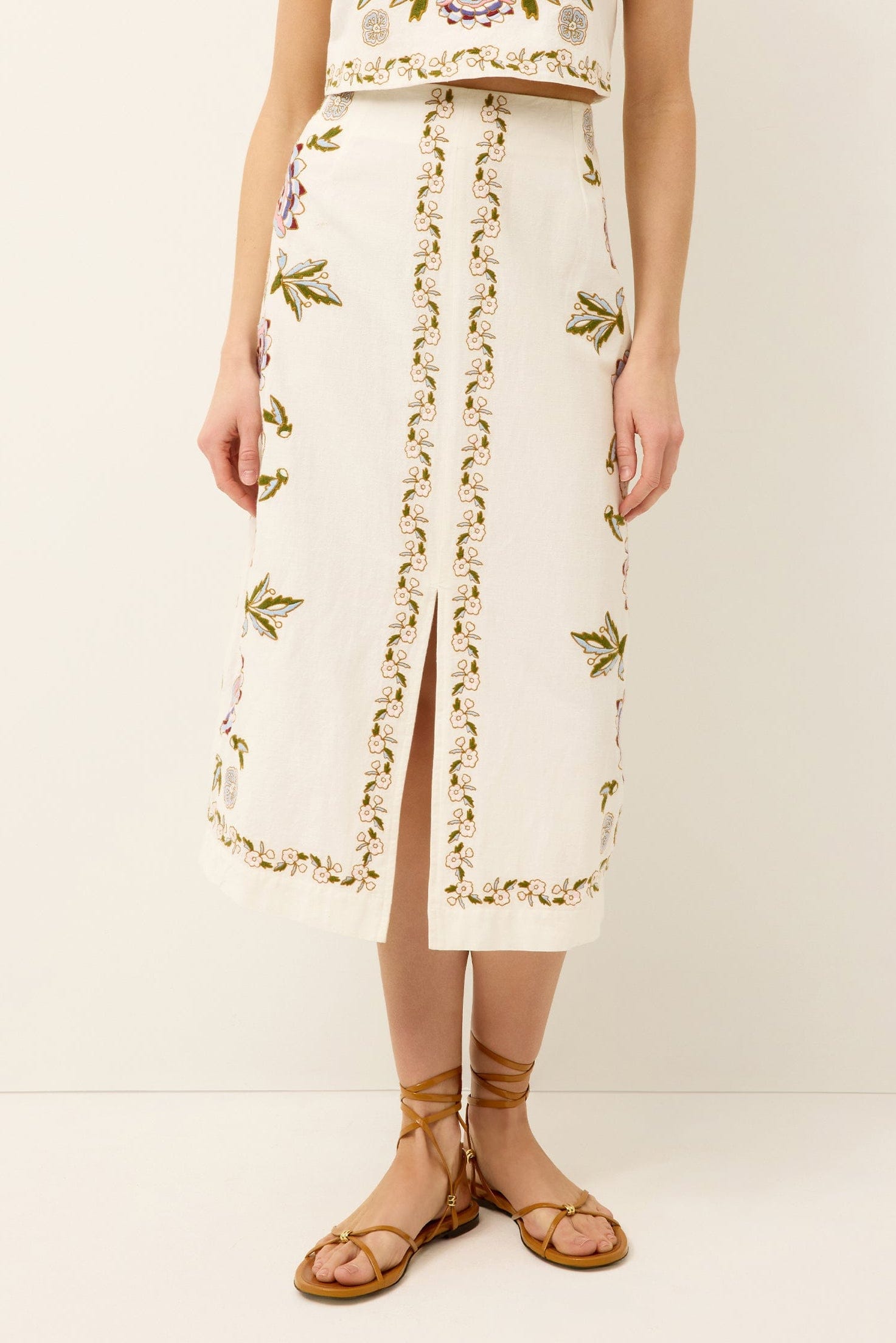 Marie Oliver SKIRTS-MAXI-WOVEN-NOVELTY MEARA SKIRT