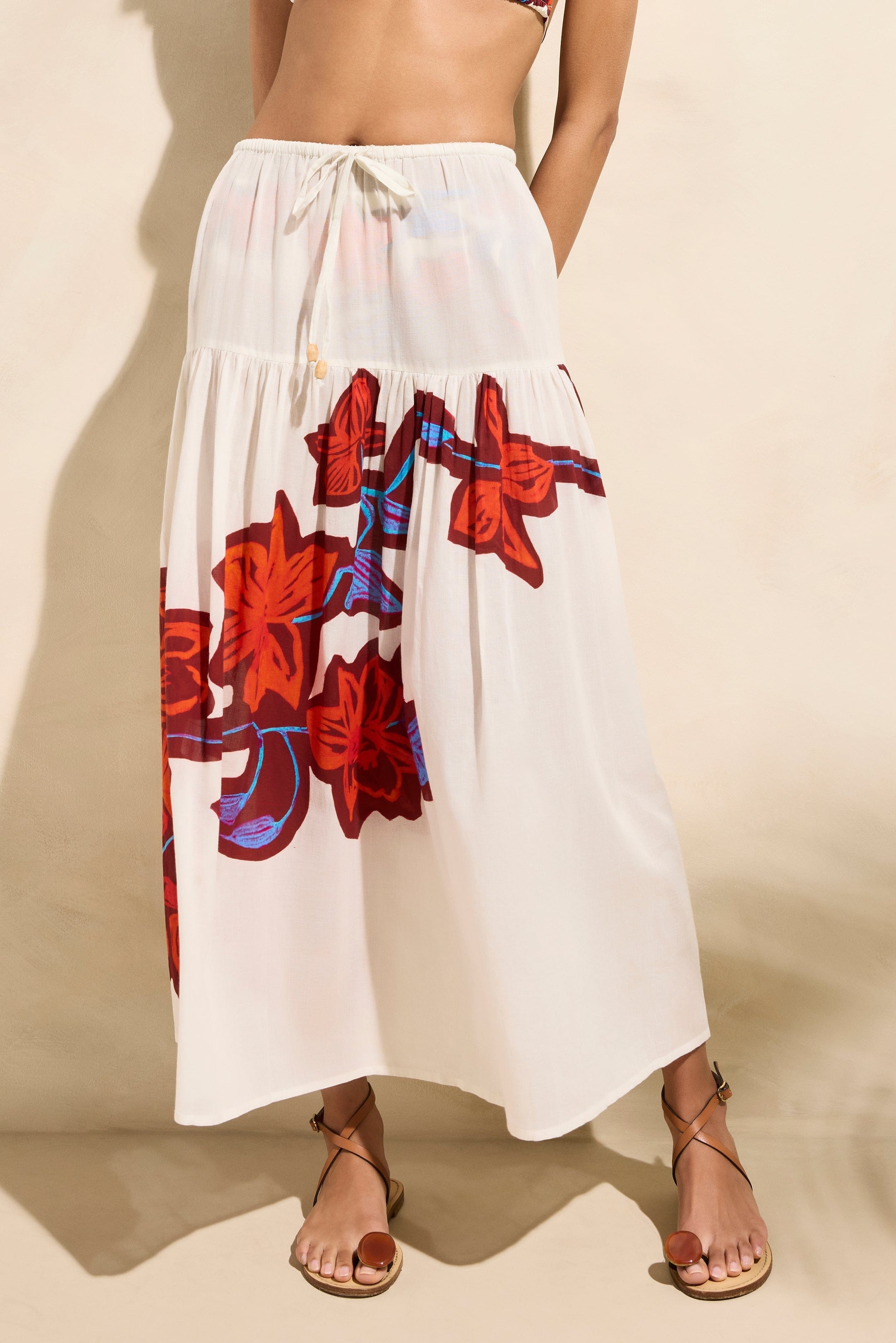 Marie Oliver SKIRTS-MAXI-WOVEN-PRINT LOUISE SKIRT