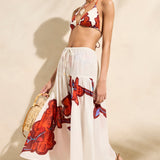 Marie Oliver SKIRTS-MAXI-WOVEN-PRINT LOUISE SKIRT