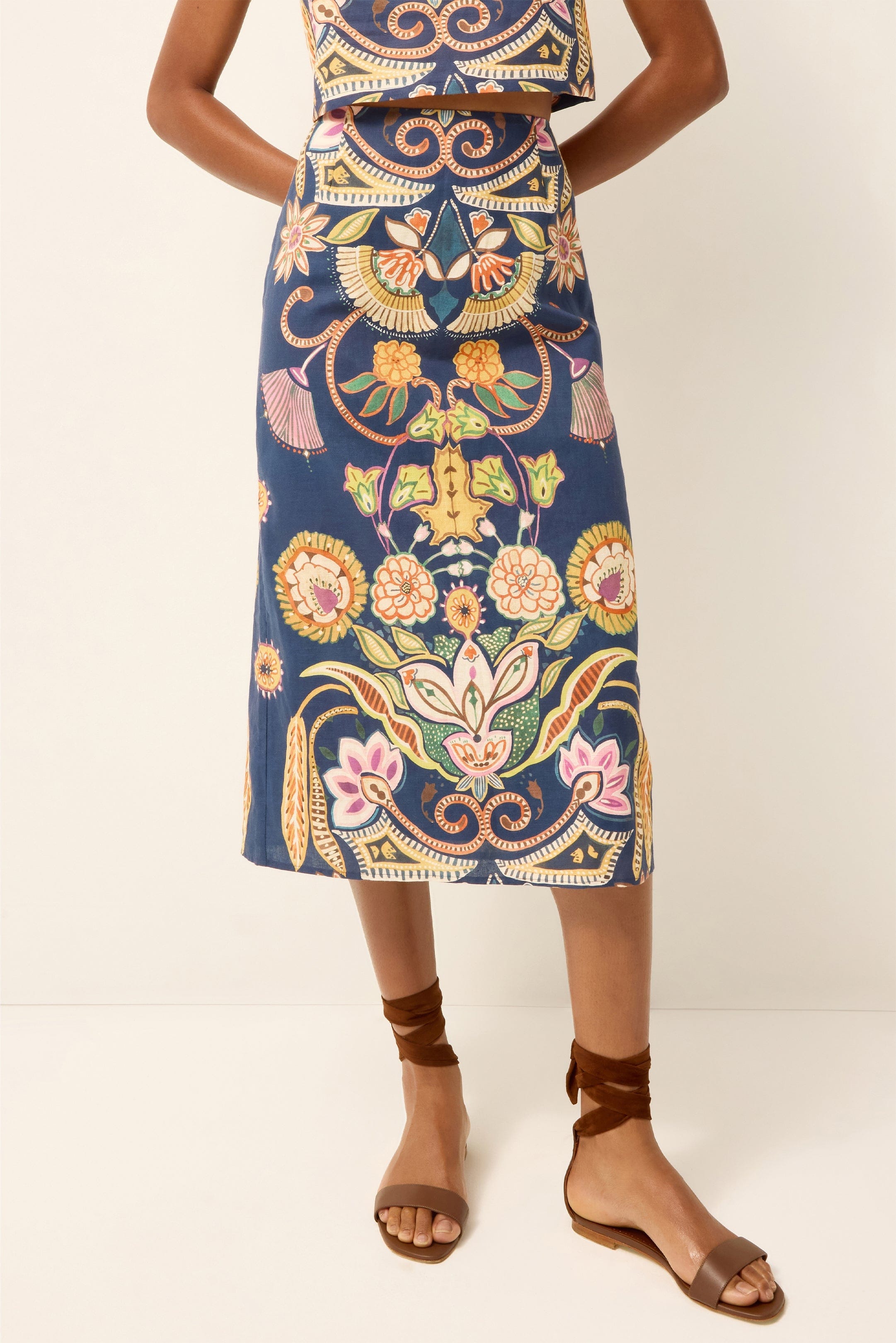 Marie Oliver SKIRTS-MAXI-WOVEN-PRINT SUTTON SKIRT