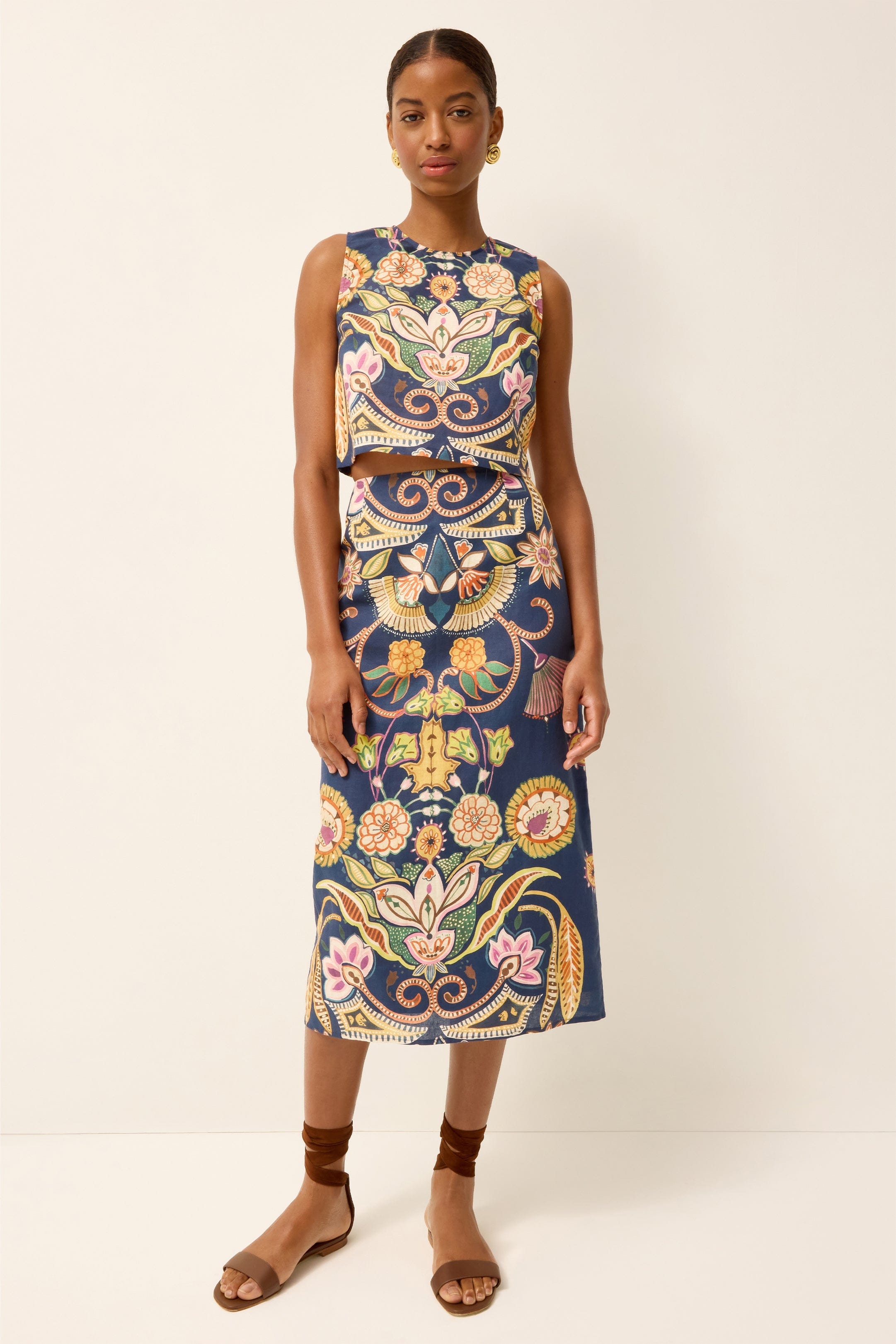 Marie Oliver SKIRTS-MAXI-WOVEN-PRINT SUTTON SKIRT