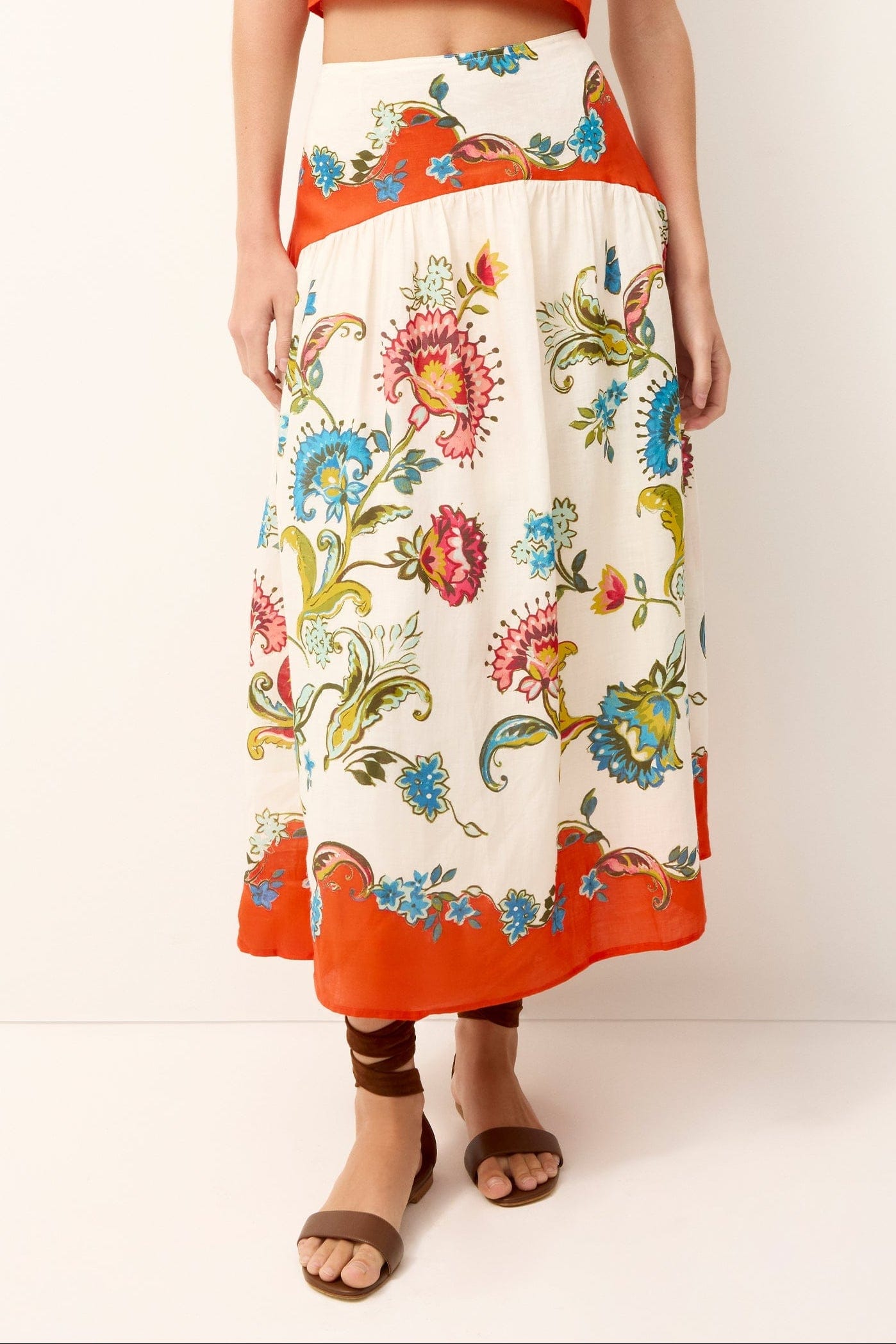 Marie Oliver SKIRTS-MAXI-WOVEN-PRINT VICKI SKIRT
