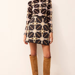 Marie Oliver SKIRTS-SHORT-WOVEN-PRINT ORCA REVERSIBLE SKIRT
