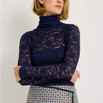 Marie Oliver Eloise Top in Navy