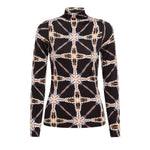 Marie Oliver TOPS -KNIT TOP-LONG-KNIT-PRINT-CS ELOISE TOP