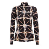 Marie Oliver TOPS -KNIT TOP-LONG-KNIT-PRINT-CS ELOISE TOP