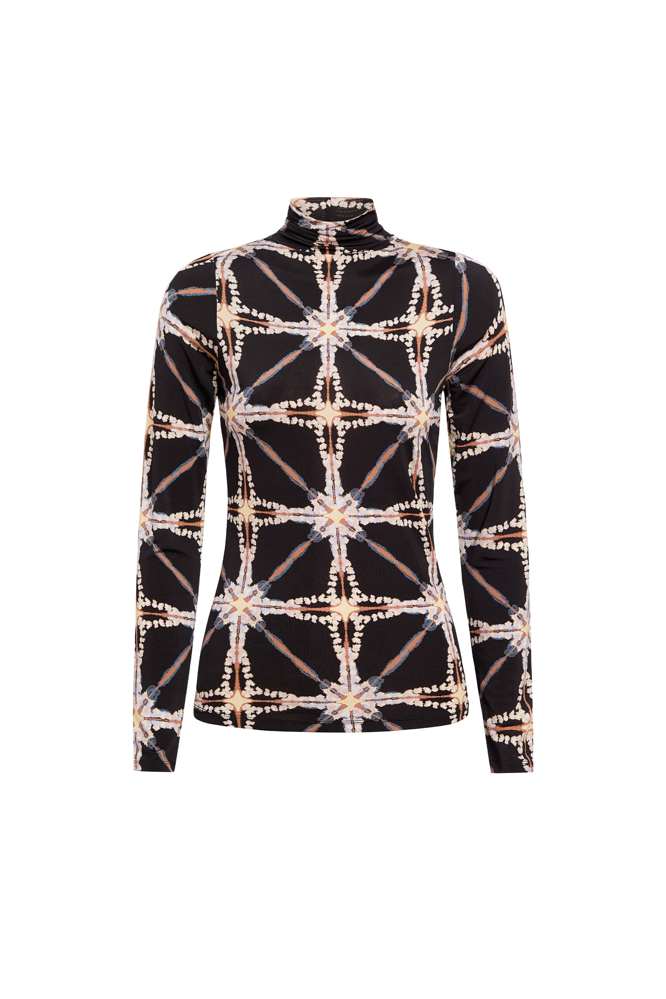 Marie Oliver TOPS -KNIT TOP-LONG-KNIT-PRINT-CS ELOISE TOP