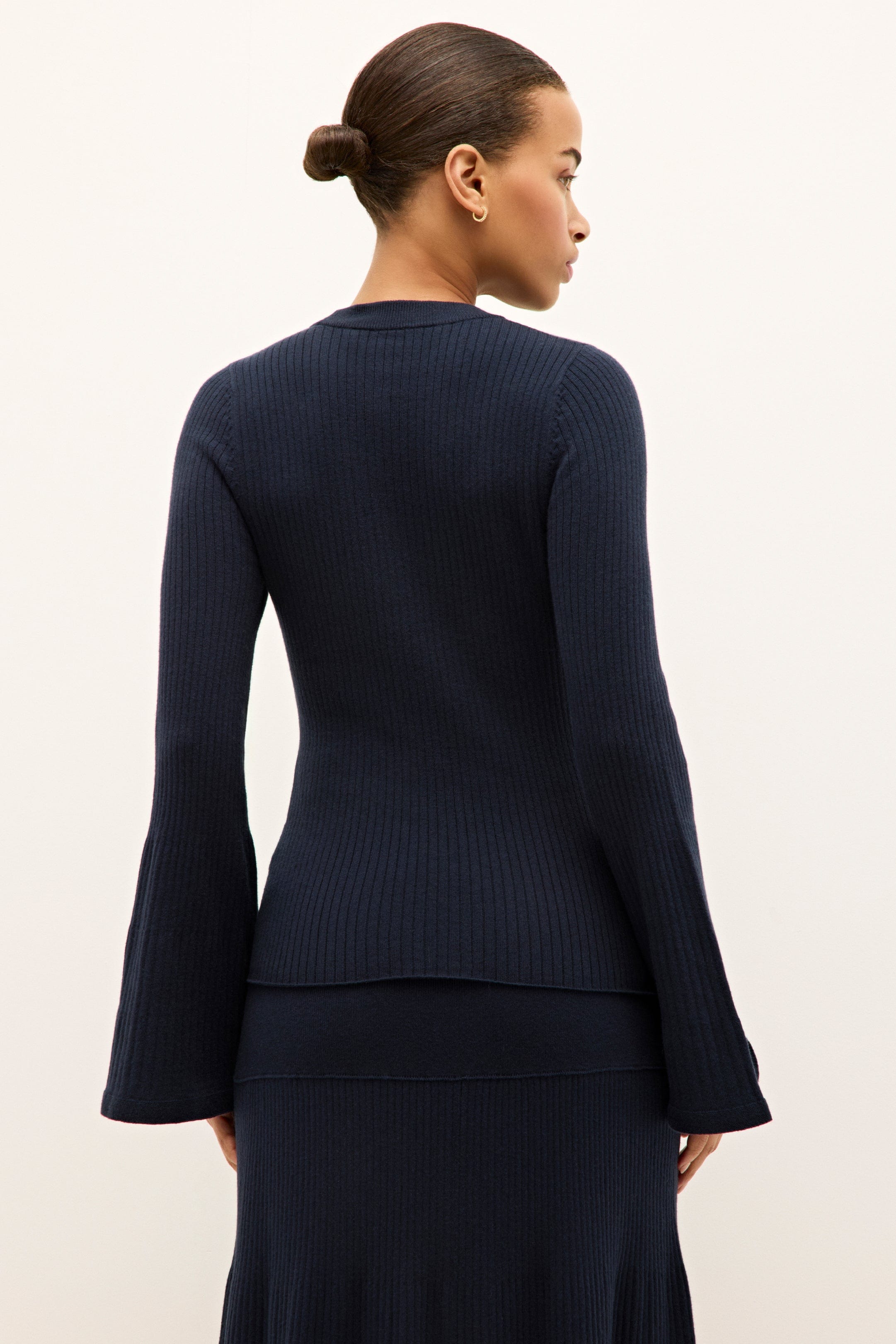 Marie Oliver TOPS-KNIT TOP-LONG-KNIT-SOLID-FF Carrey Top