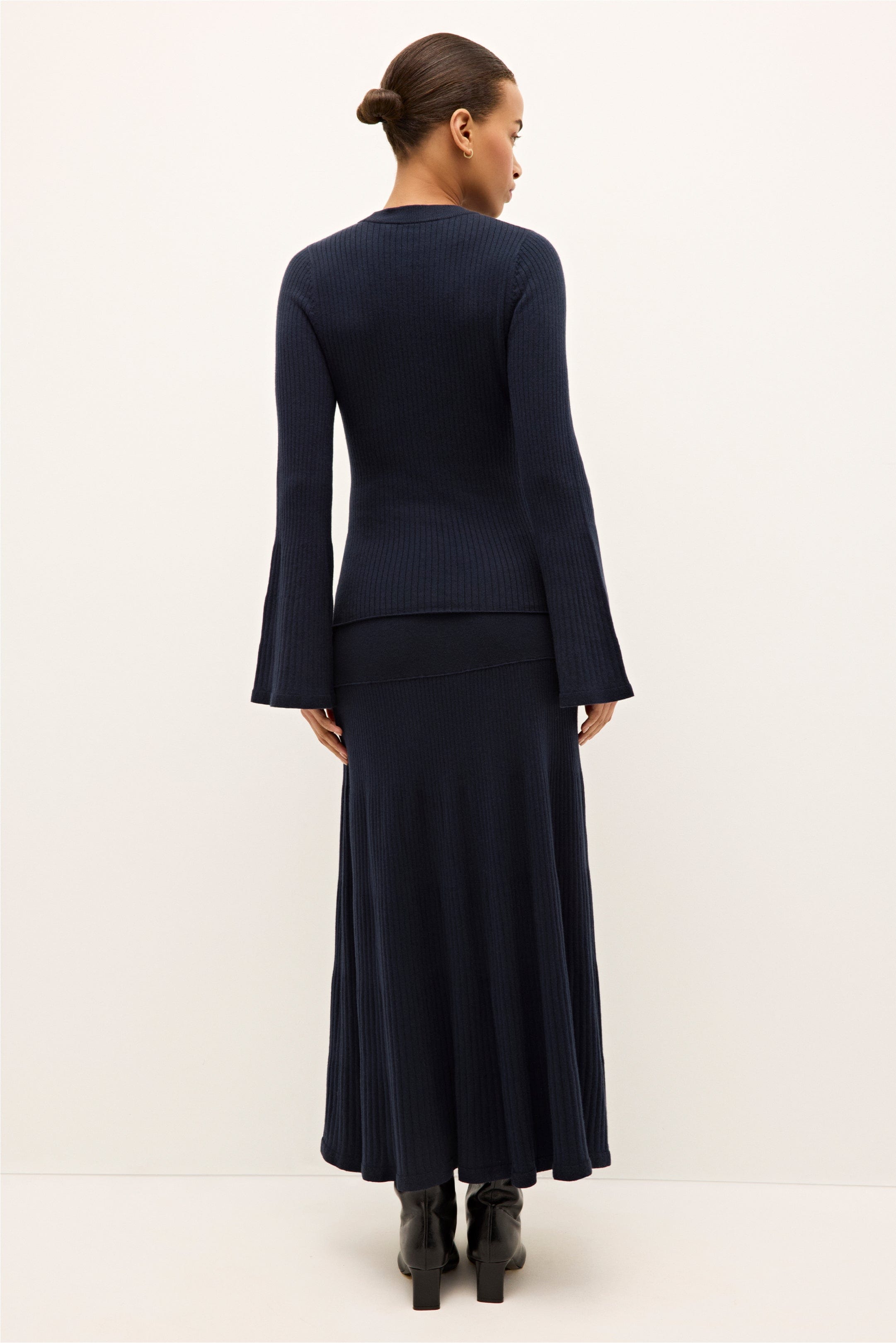 Marie Oliver TOPS-KNIT TOP-LONG-KNIT-SOLID-FF Carrey Top