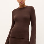 Marie Oliver TOPS-KNIT TOP-LONG-KNIT-SOLID-FF CARREY TOP