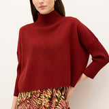 Marie Oliver TOPS-SWEATER-LONG-KNIT-SOLID-FF CLAUDIE POPOVER