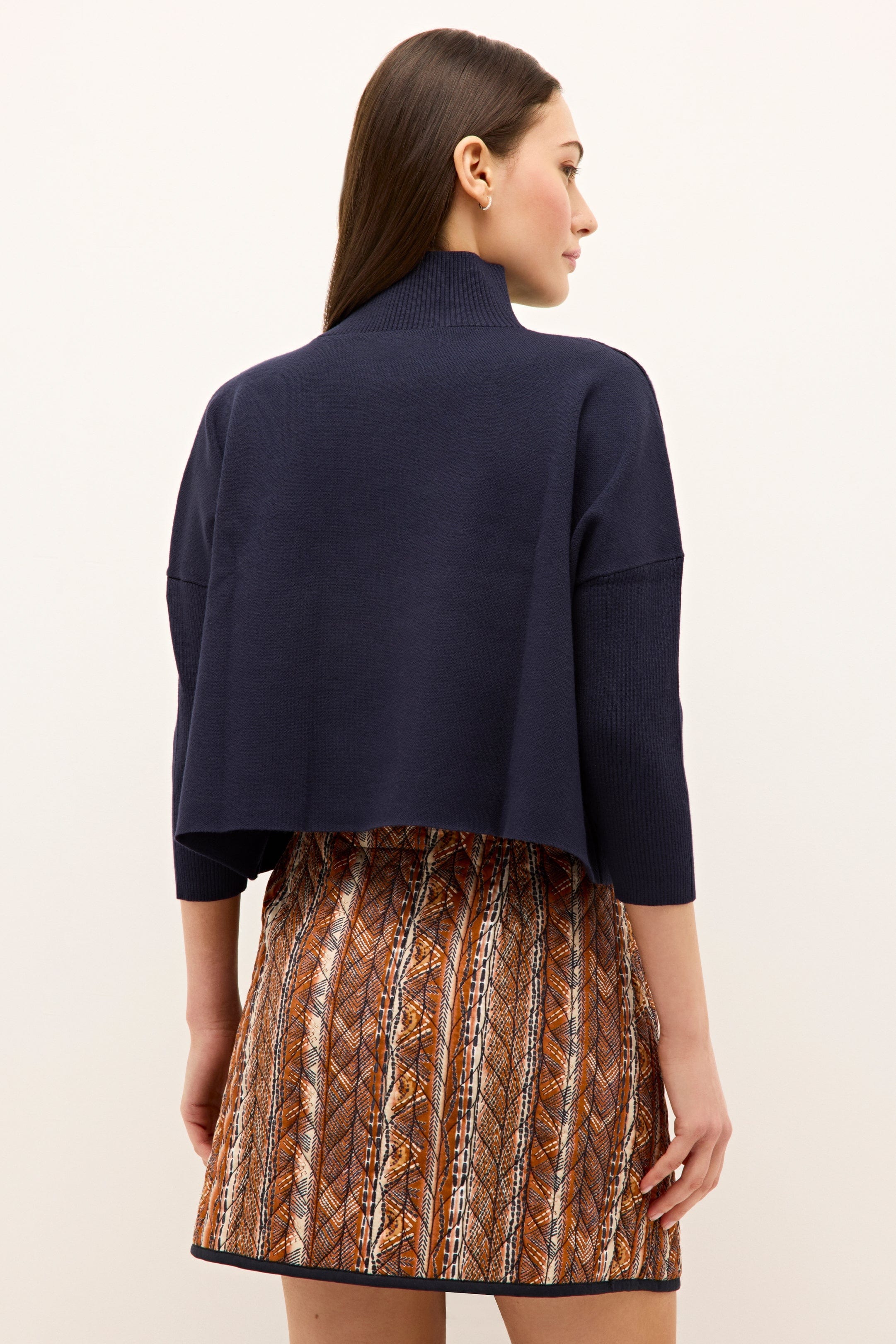 Marie Oliver TOPS-SWEATER-LONG-KNIT-SOLID-FF CLAUDIE POPOVER