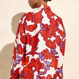 Marie Oliver TOPS-WOVEN TOP-LONG-WOVEN-PRINT NICO BEACH SHIRT