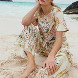 Marie Oliver TOPS-WOVEN TOP-SHORT-WOVEN-PRINT DREW TOP