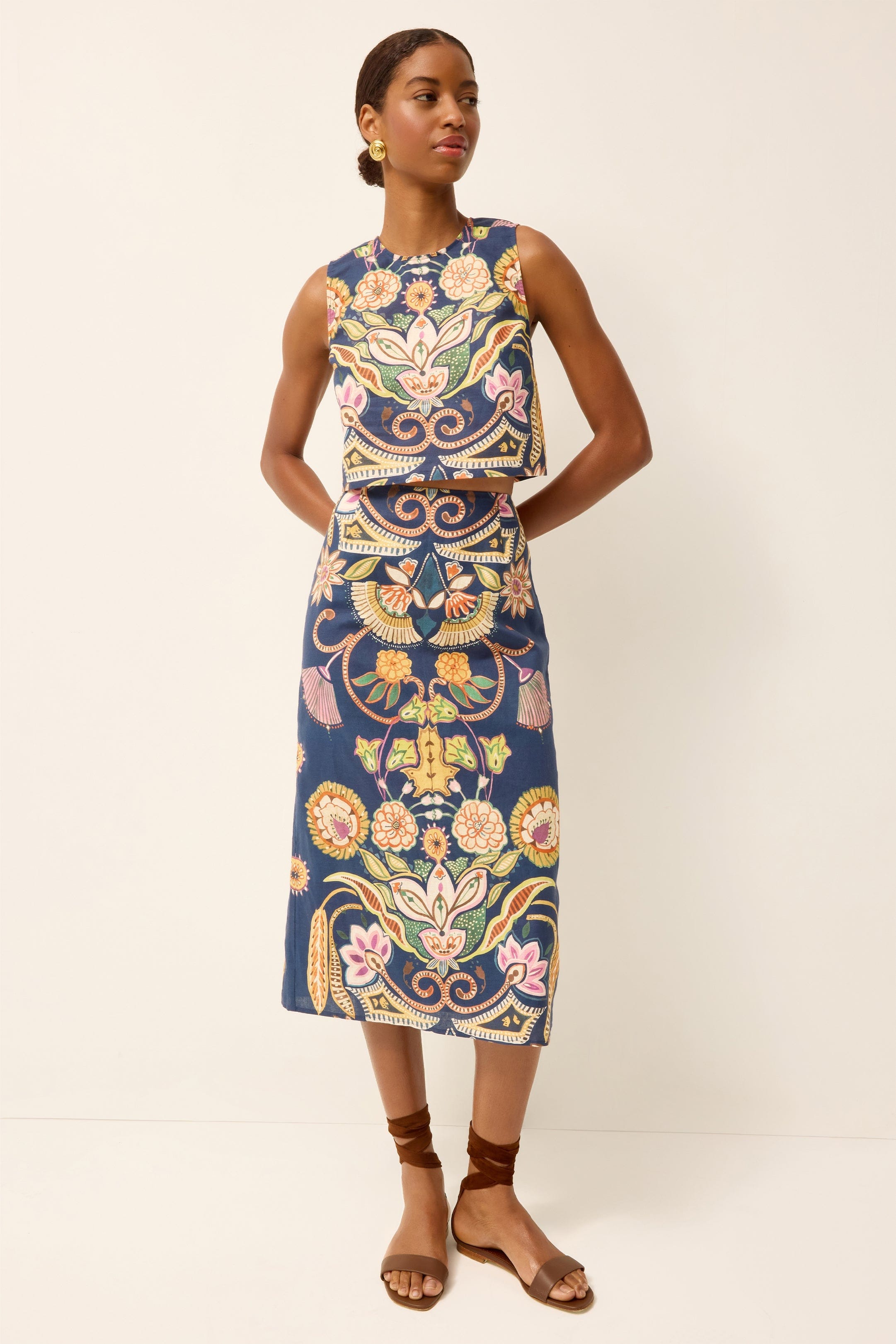 Marie Oliver TOPS-WOVEN TOP-SLVS-WOVEN-PRINT FALLON TOP