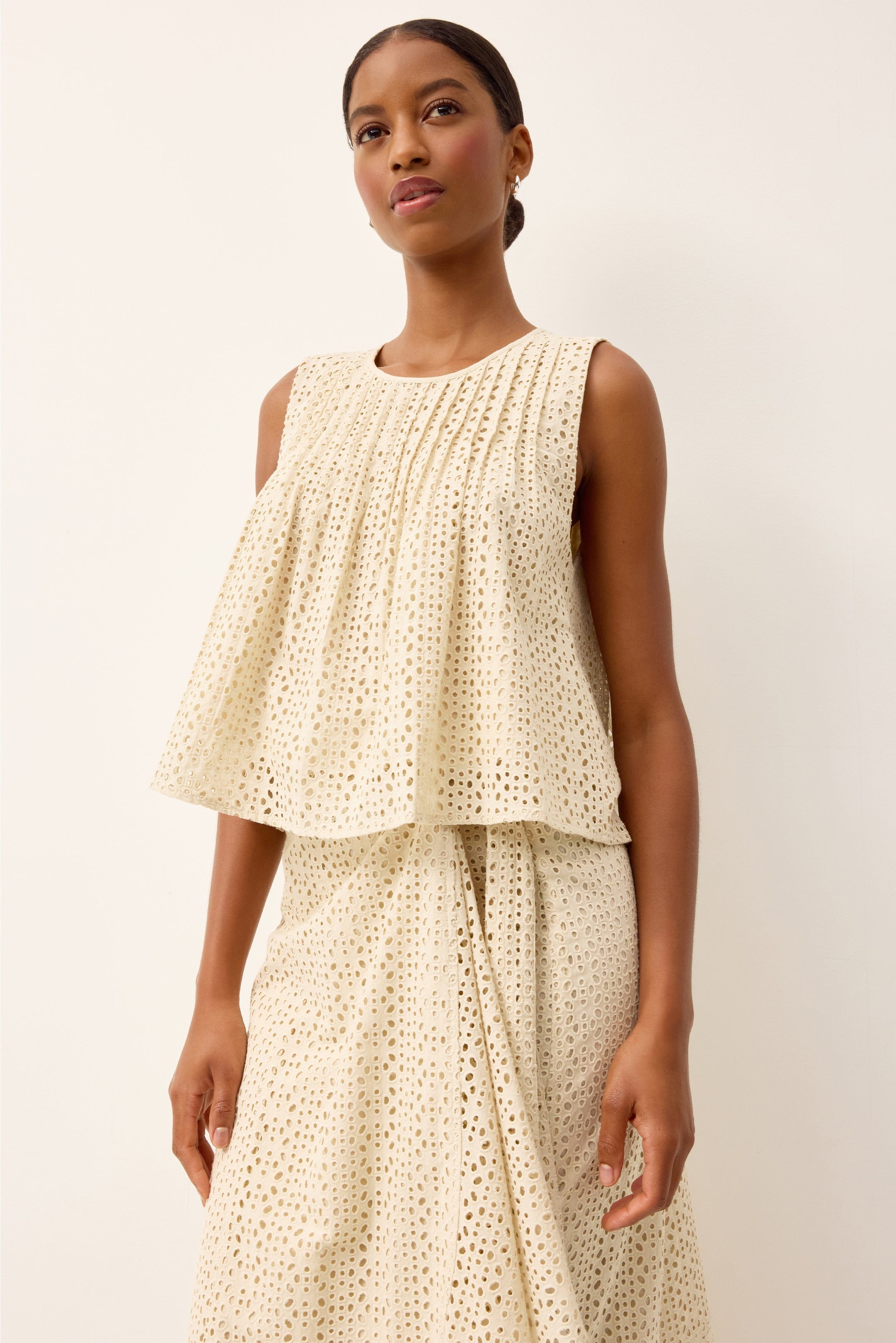 Marie Oliver TOPS-WOVEN TOP-SLVS-WOVEN-SOLID ELETTA TOP