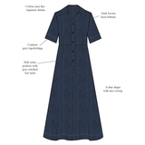 Maxwell & Geraldine Dresses Amelia Denim Dress (Pre-Order)