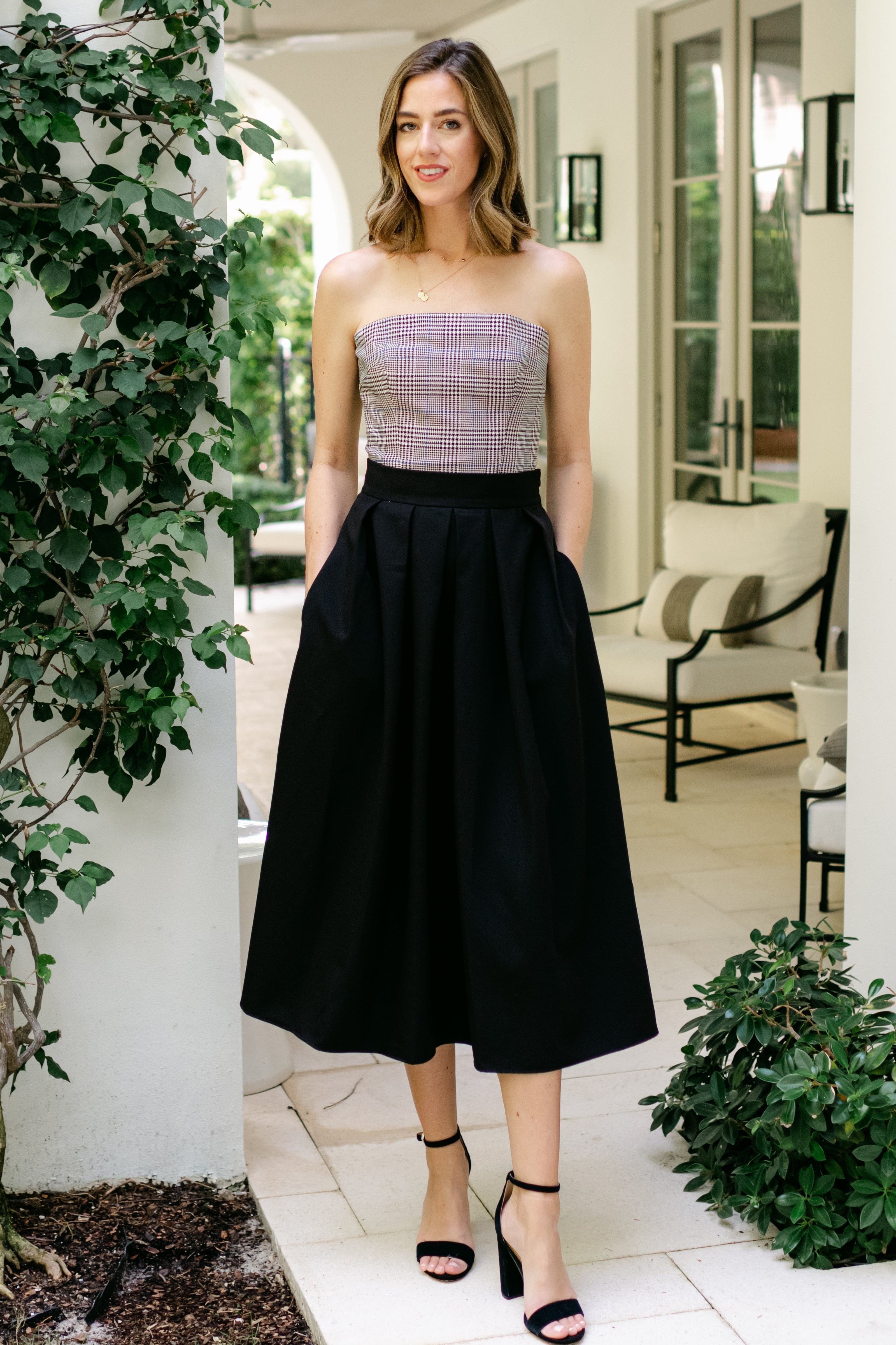 Maxwell & Geraldine Skirt XS / Black The Ashley Skirt