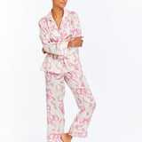 MESTIZA NEW YORK 2 Piece Pant Set Gigi Bow Pajama Set