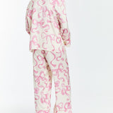 MESTIZA NEW YORK 2 Piece Pant Set Gigi Bow Pajama Set