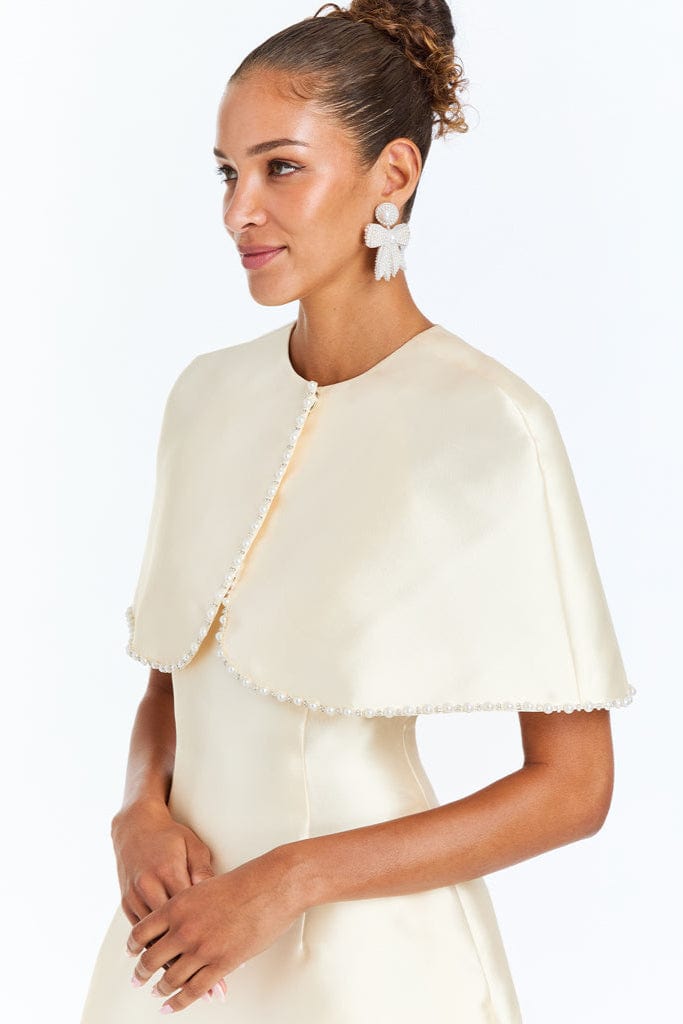 MESTIZA NEW YORK Accessories Carolina Pearl Capelet