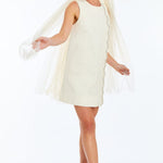 MESTIZA NEW YORK Accessories OS / Ivory Tulle Elisa Bow Veil