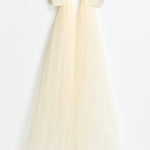 MESTIZA NEW YORK Accessories OS / Ivory Tulle Elisa Bow Veil