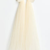 MESTIZA NEW YORK Accessories OS / Ivory Tulle Elisa Bow Veil