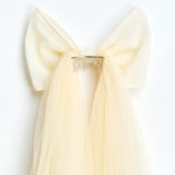 MESTIZA NEW YORK Accessories OS / Ivory Tulle Elisa Bow Veil