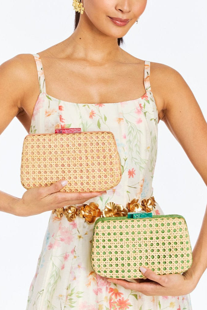 MESTIZA NEW YORK Accessories OS / Blush Pink/Natural Solihiya Pre-Order - Rafé x Mestiza Solihiya Clutch Bag