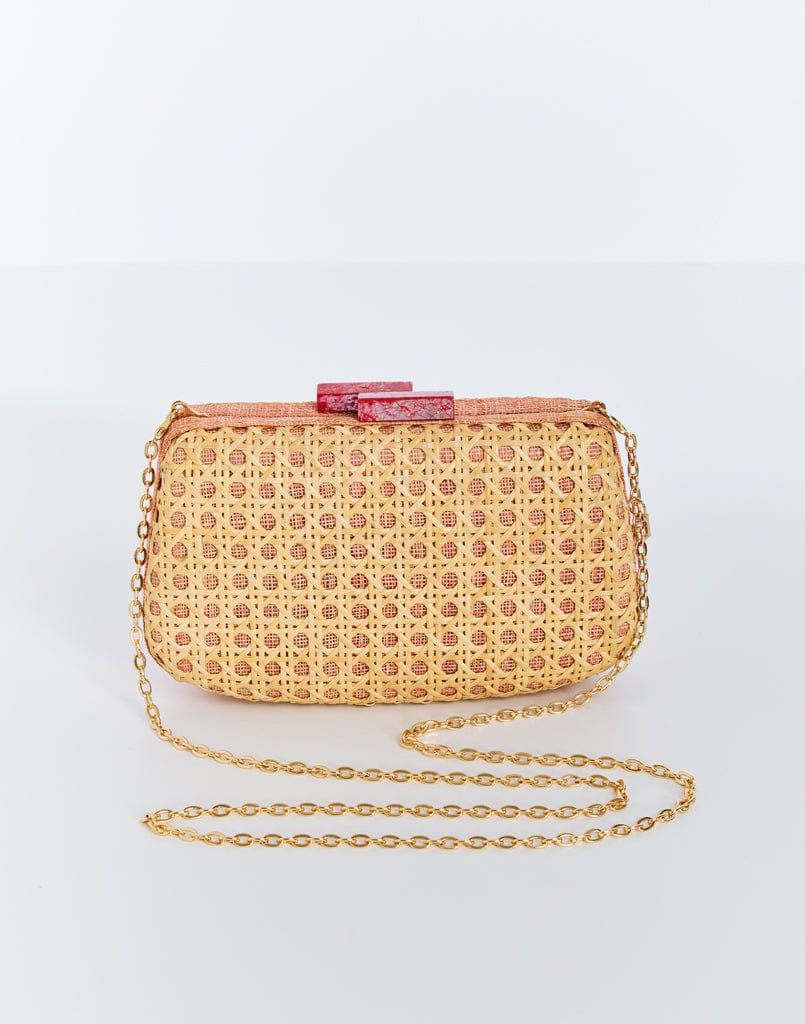 MESTIZA NEW YORK Accessories OS / Blush Pink/Natural Solihiya Pre-Order - Rafé x Mestiza Solihiya Clutch Bag