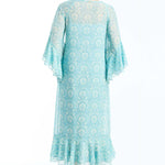 MESTIZA NEW YORK Cocktail Bimini Ruffle Caftan