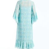 MESTIZA NEW YORK Cocktail Bimini Ruffle Caftan