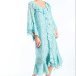 MESTIZA NEW YORK Cocktail Bimini Ruffle Caftan