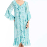 MESTIZA NEW YORK Cocktail Bimini Ruffle Caftan