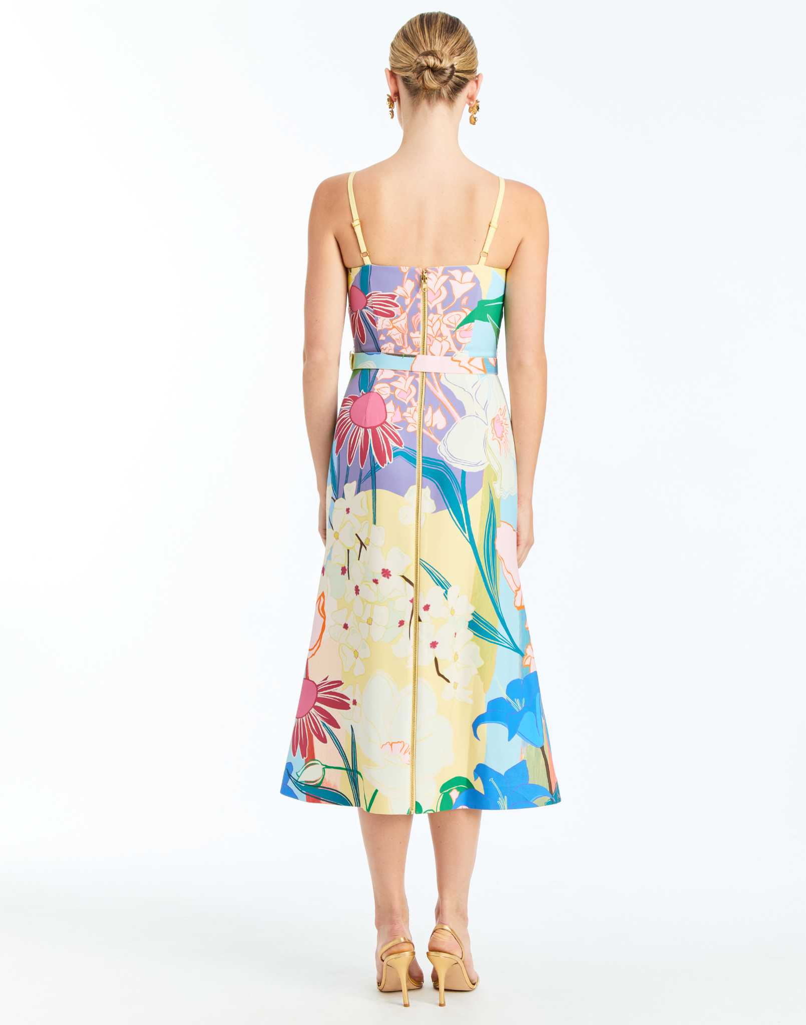 Eugenia Convertible Midi Dress 4 / Floral Buttercream Eugenia Convertible Midi Dress 4 / Floral Buttercream