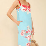 MESTIZA NEW YORK Cocktail Galena Tea Length Dress