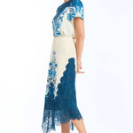 MESTIZA NEW YORK Cocktail Gracie Lace Midi Skirt