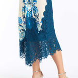 MESTIZA NEW YORK Cocktail Gracie Lace Midi Skirt