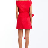 MESTIZA NEW YORK Cocktail Granada Bow Mini Skirt